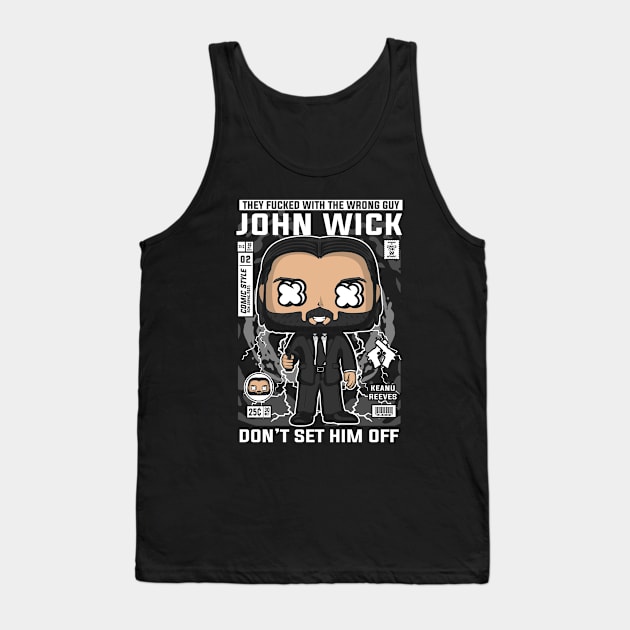 Baba Yaga Funko Pop Culture Tank Top by Planet of Tees